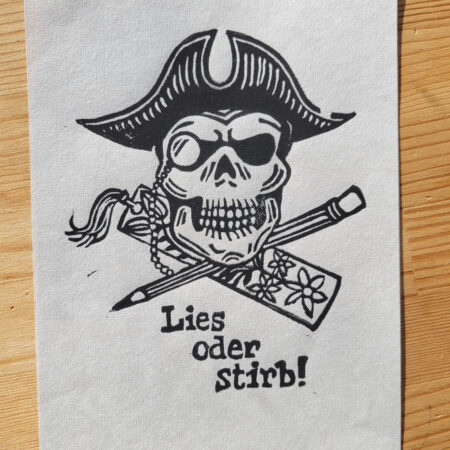 "Lies oder Stirb!" - Kunstdruck