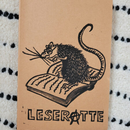 "Leseratte" - Notizbuch