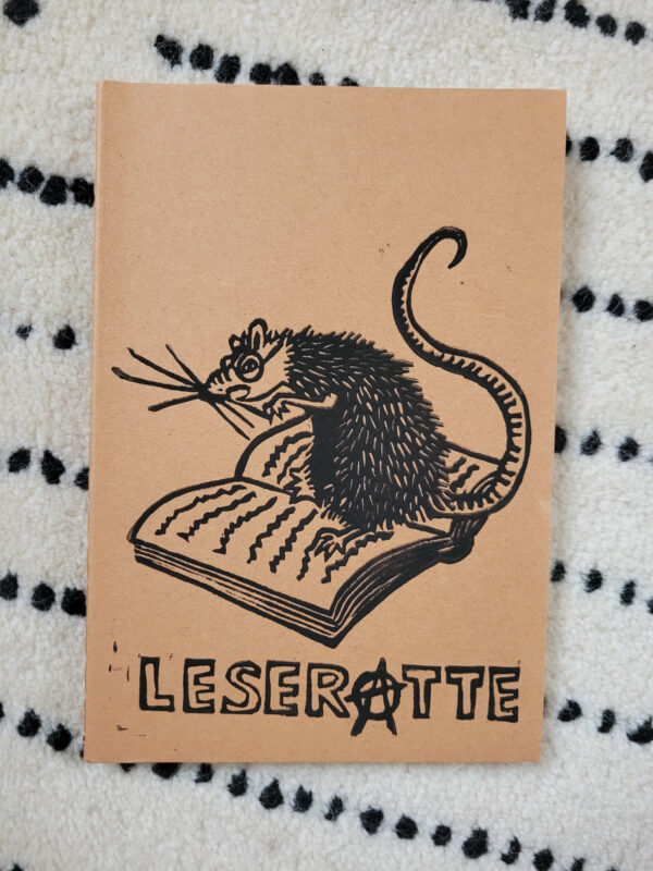 "Leseratte" - Notizbuch