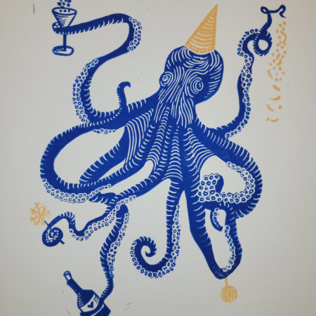 "Kraken good time" - Kunstdruck