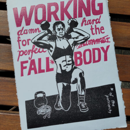 "FALL BODY" - Kunstdruck